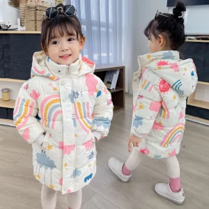 Kids 2-7 Years Cotton Warm Outerwear
