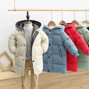 Cotton-Padded Parka Coats