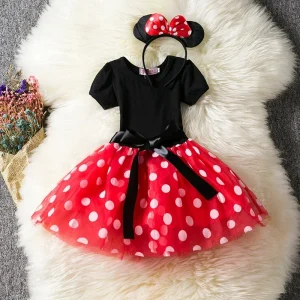 Cute Mini Mouse Polka Dot Dress