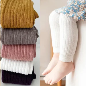 Baby Leggings Cotton Ribbed Pants
